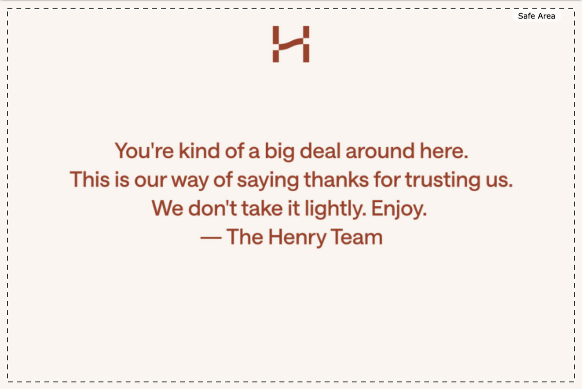 Henry AI Postcards