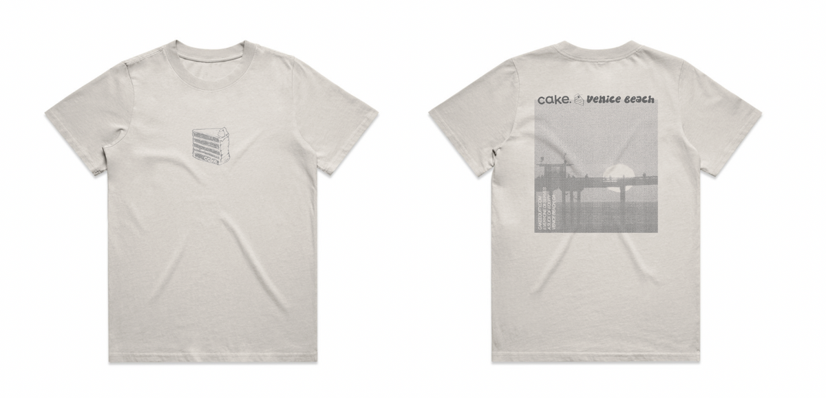 Wo's Cake Equity Tee - Faded Bone