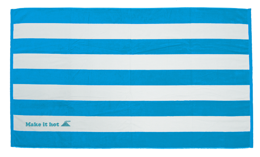 Hot Lava Beach Towel